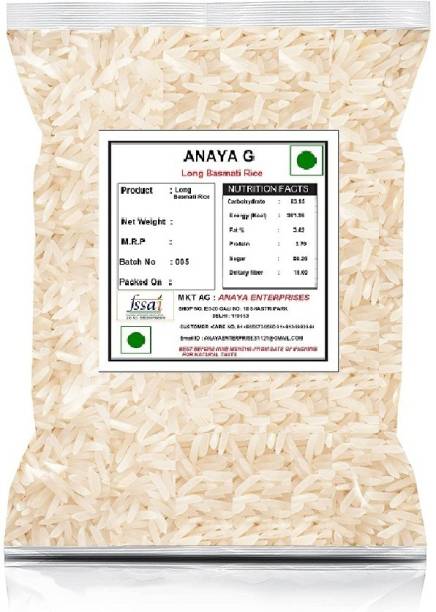 ANAYA G white Long Basmati Rice (5 kg) Basmati Rice (Long Grain)