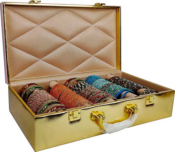 Jhola Basta Premium Girls And Women 5 Rod Bangle Box, For Wedding Gift Box, Vanity Box, Bangle Box, Wedding Jewelry Box, Wood Jewelry Box Vanity Box