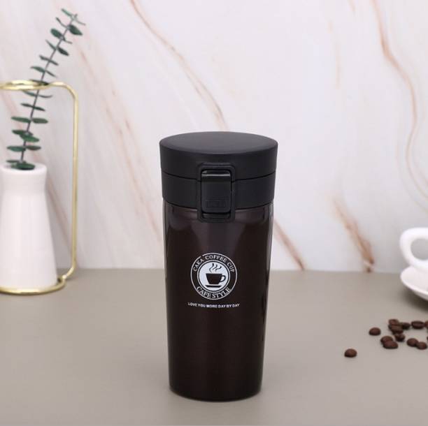 SIGMASTONE Vacuum SS Insulate Hot&Cold Coffee Cup Leakproof Bottle for Coffee Tea & Water 360 ml Flask