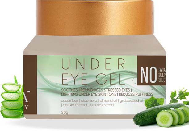 Samisha Organic Under Eye Dark Circles Removal Gel For Reducing Puffiness & Eye Bags - 30 GM