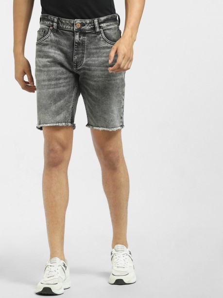 Jack & Jones Shorts jeans HERREN Jeans Elastisch Rabatt 58 % Grau L 