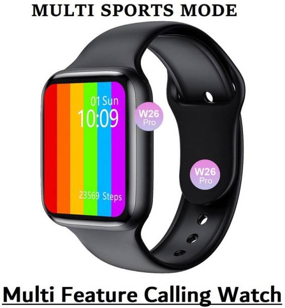 Jocoto W6 | W26 Pro Step Count, Heart Rate Monitor With Calling Function (Pack of 1) Smartwatch