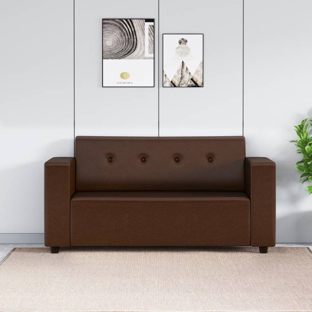 Flipkart Perfect Homes Milos Leatherette 2 Seater  Sofa