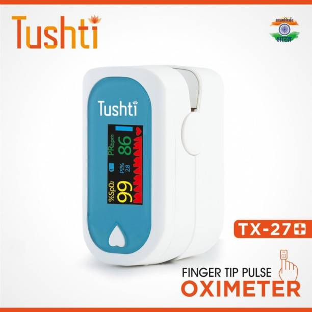 Tushti Pulse Oximeter Fingertip - Blood Oxygen Meter SpO2 & Pulse Monitor - FDA, CE - Oxymeter Pulse Oximeter