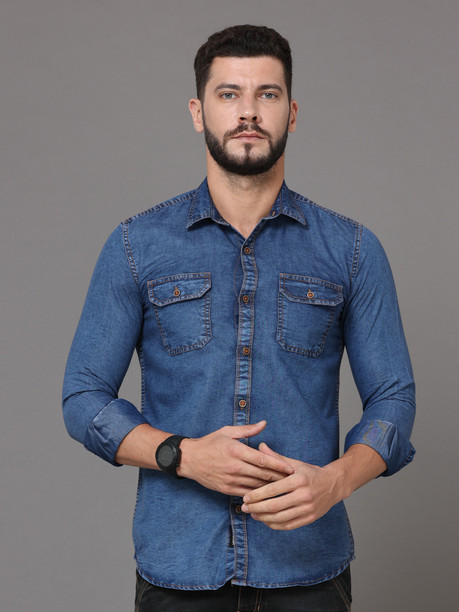 denim shirts for men