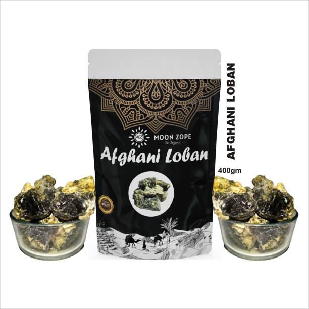 MOON ZOPE Afghani Loban | Pack of 400 gm | Premium Quality Black Loban