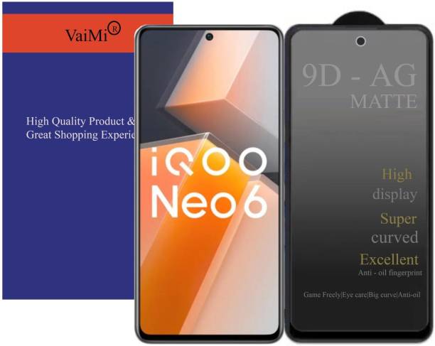 VaiMi Edge To Edge Tempered Glass for iQOO Neo 6 5G, iQOO 7 5G, iQOO Neo 6 SE 5G, iQOO 9 SE 5G, iQOO 7 Legend 5G