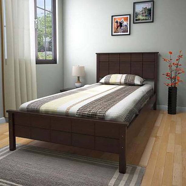 @Home by nilkamal Cipher Solid Wood Single Bed