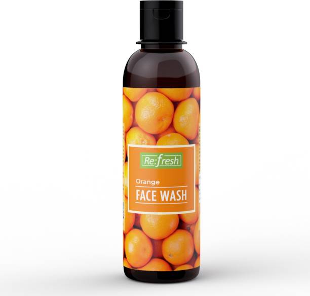 Refresh Orange Fruit Cleansing , Hydrates Moisturises and Soothes Skin Face Wash
