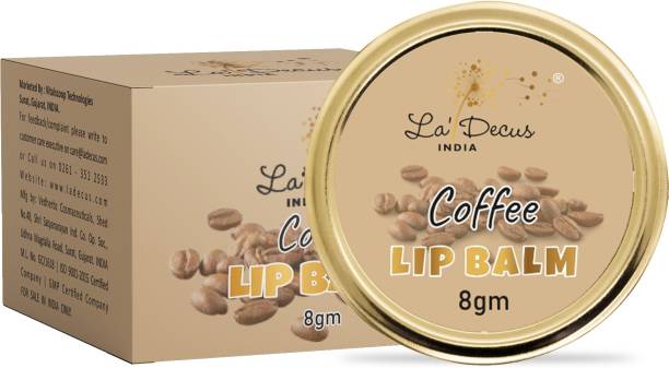 La'Decus Coffee Lip Balm for Women and Men 8 gm Coffee