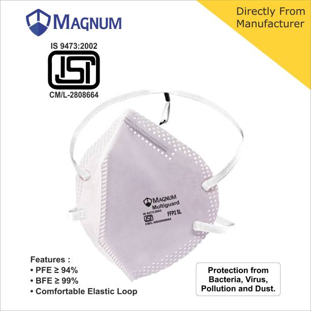 Magnum Multiguard N95 Masks Headloop White 10