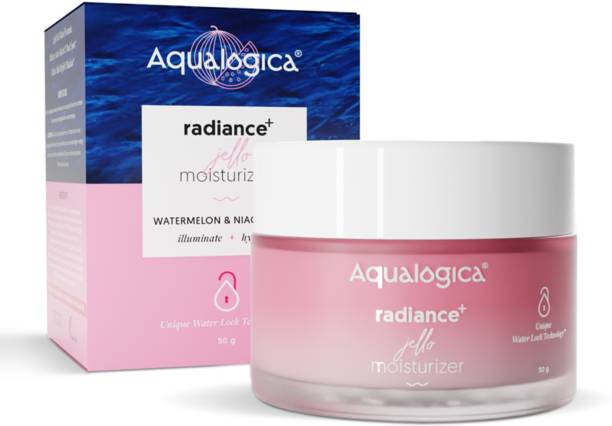 Aqualogica Radiance+ Jello Moisturizer with Watermelon & Niacinamide - For Bright Skin