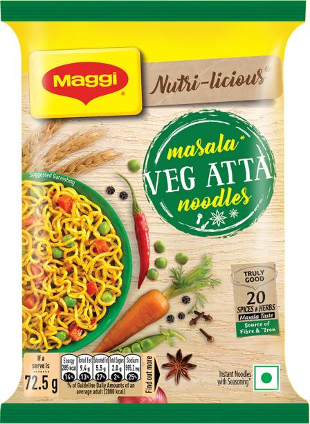 Maggi Nutri licious Atta Masala Instant Noodles Vegetarian