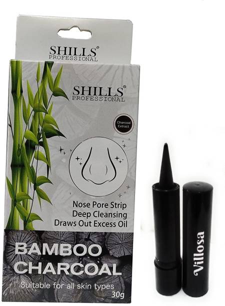 villosa SHILLS PROFESSIONAL Green Tea Blackhead Removal Nose Strip ( 10 Strip 30 G Wrinkle Eye & Face Eraser