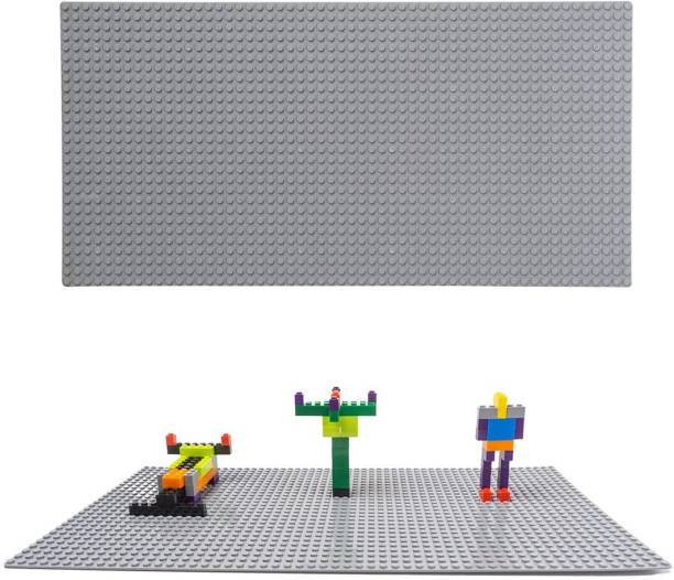 Wembley Construction Brick Base Plate Play Set for Kids Blocks Baseplates - BIS Approved