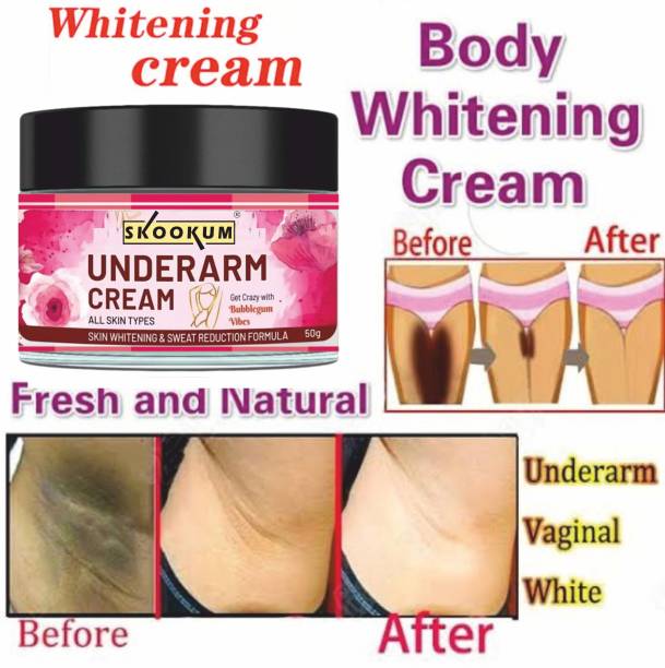 SKOOKUM Advanced Lacto Dark Underarm Whitening Cream all skin types