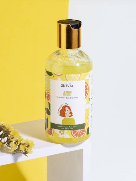 SKIVIA Lemon Body Wash | Brings Back Natural Radiance | For All Skin Types