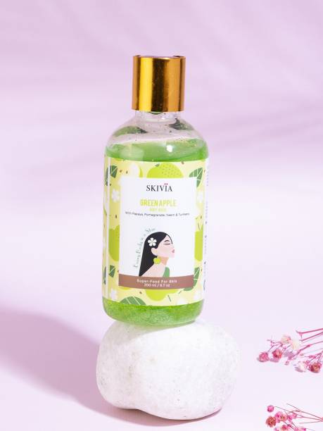 SKIVIA Green Apple Body Wash | Improves Skin texture | For All Skin Types
