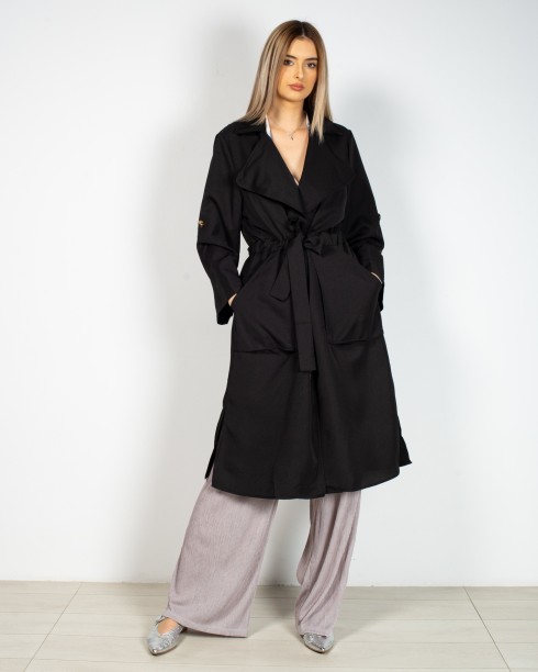 Brown XL NoName Long coat discount 64% WOMEN FASHION Coats Combined 