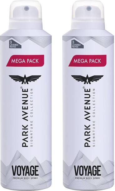 PARK AVENUE Mega Pack Signature Deo, Voyage Deodorant Spray  -  For Men