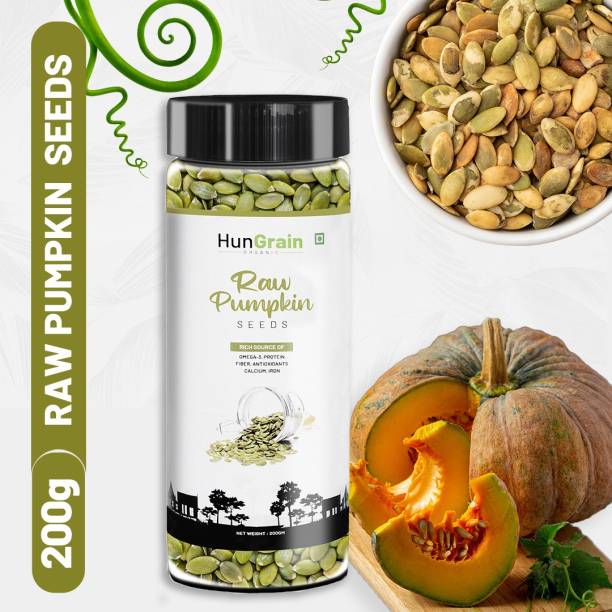 Hungrain Raw pumpkin seeds are a high-protein, high-fiber superfood that boosts immunity. Pumpkin Seeds