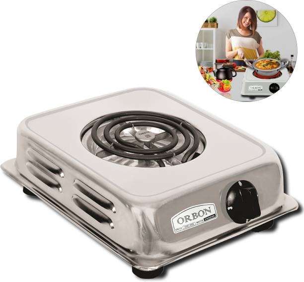 Orbon 1000 Watt Electric G Coil Radiant Hot Plate | Cooking Stove | Induction Cooktop Electric Cooking Heater