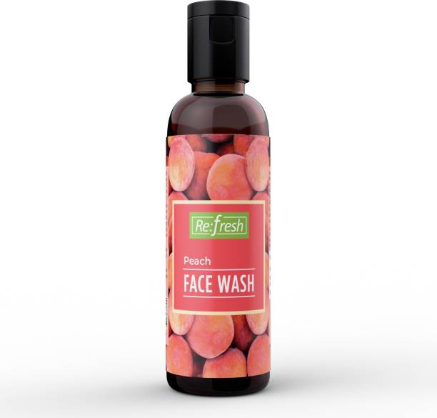 Refresh Peach Fruit Cleansing , Hydrates Moisturises and Soothes Skin Face Wash