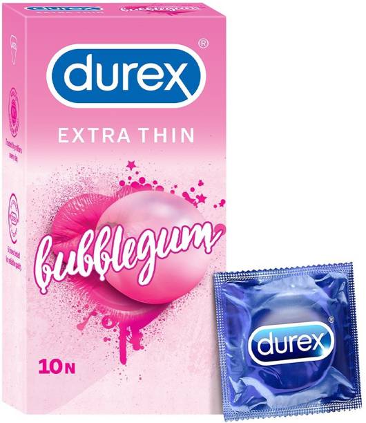 DUREX Extra Thin Bubblegum Flavoured Condom