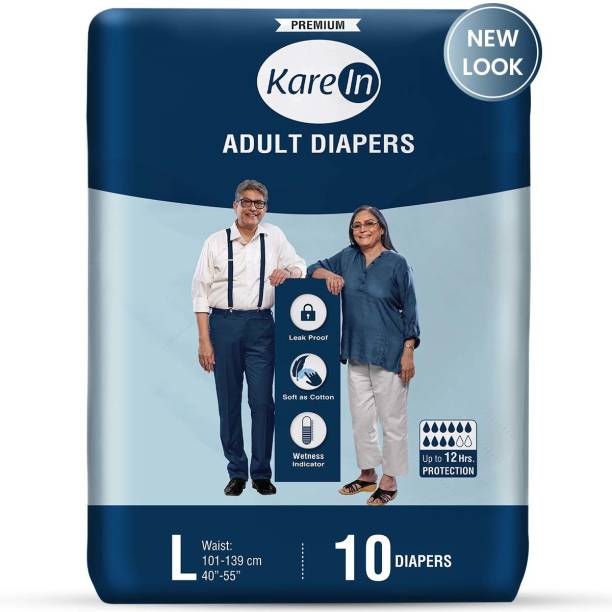 Kare In Premium Tape Style Adult Diapers - L