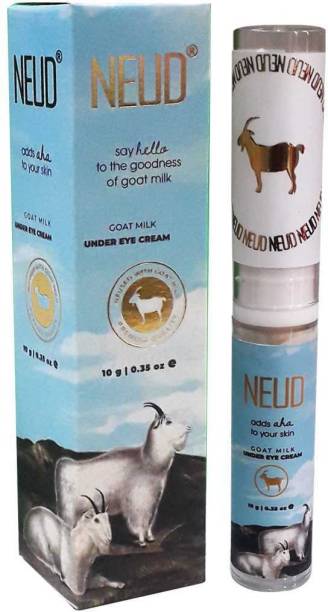 NEUD Goat Milk Premium Under Eye Cream for Men & Women - 1 Pack (10g)