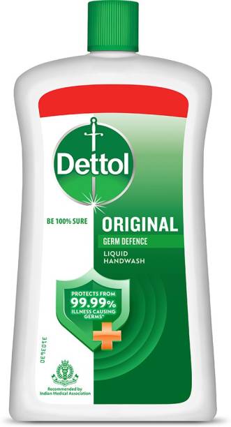 Dettol Liquid Handwash Bottle, Original Hand Wash Bottle