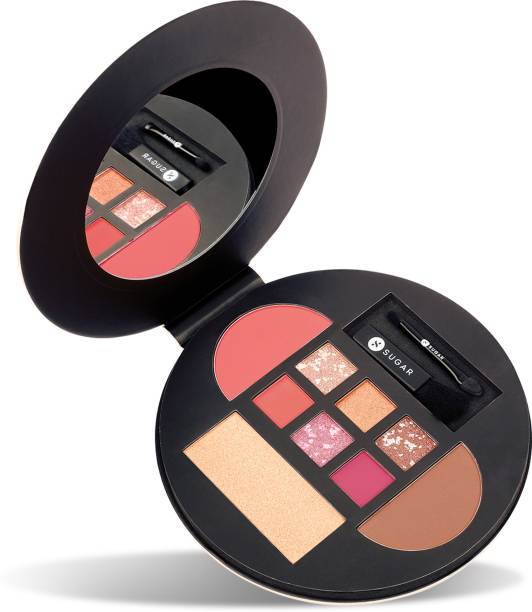 SUGAR Cosmetics Contour De Force Eyes And Face Palette | 02 - Pink Pro