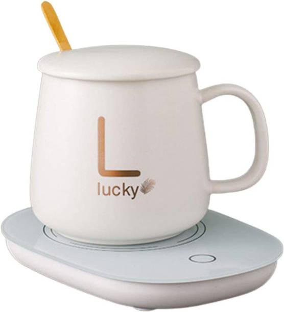 AEC Ceramic Coffee Mug Warmer 350ml Self Heating Mug