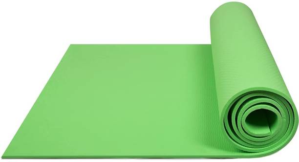 beatXP Yoga Mat For Men & Women | Fitness Mat For Home & Gym Workout |Anti Skid | Green 4 mm Yoga Mat