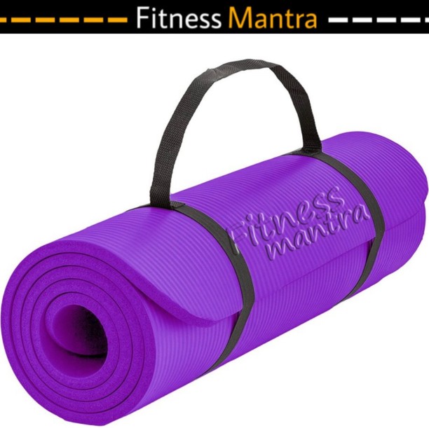 6 FT x 2 FT PVC Yoga Mat 1/4 Thick Multi-Purpose Lightweight Pilates Fitness Mats Durable Washable Non-Slip Surfaces Sweat-Proof Gym Workout Exercise Yoga Mat Carrier Strap 
