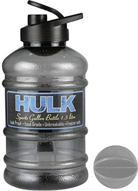 WHAAKART Hulk Gallon Protein Shaker for Gym Freezer Safe Leakproof Bottle with Mixer Ball 1500 ml Shaker