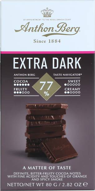 Anthon Berg Extra Dark Chocolate 77% Bars