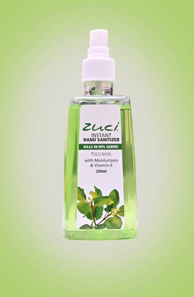 Zuci Liq HS (CL+Tulsi) 250ml- Combo Hand Sanitizer Bottle