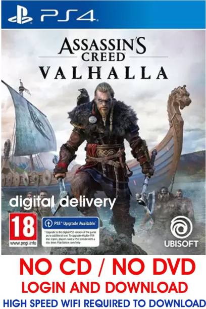 Assassins Creed Valhalla PS4 (NO CD / NO DVD - DIGITAL ...