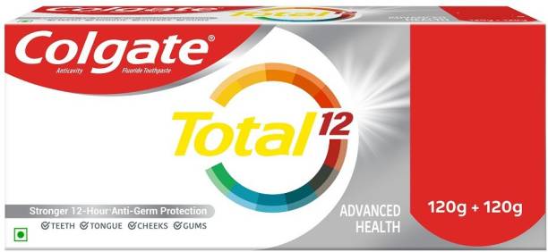 Colgate Total Whole Mouth Health, Antibacterial , Advanced Health, Saver Pack Toothpaste