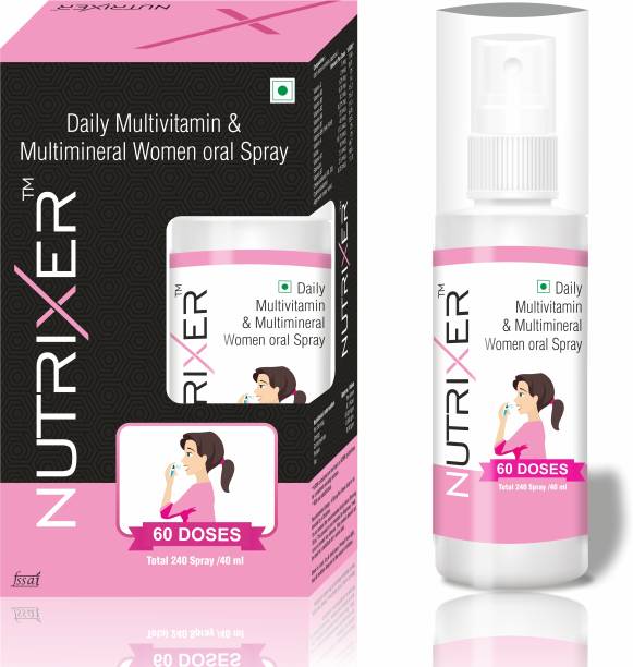nutrixer Daily Multivitamin & Multimineral Women, 240 Oral Sprays, 60 Doses.