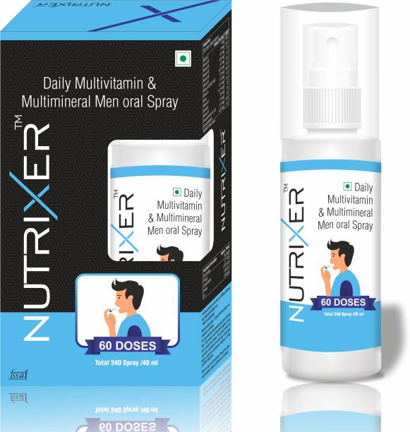 nutrixer Multivitamin & Multimineral oral spray for men, 60 doses, 240 Sprays
