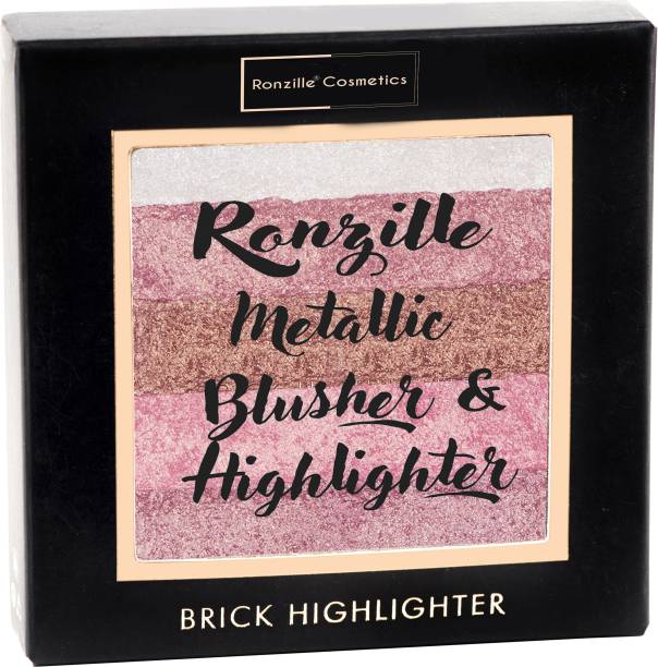 RONZILLE Baked Blusher & Highlighter, Face Makeup -03