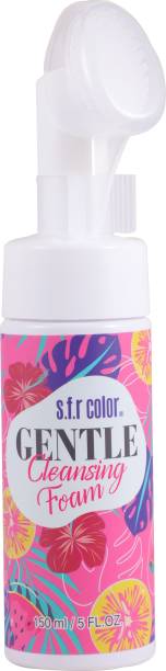 s.f.r color Gentle Cleansing Foam With Soft Cleaning Blrush Makeup Remover