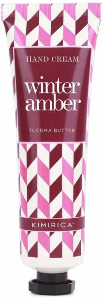 KIMIRICA Winter Amber Tucuma Butter Hand Cream, 100% Vegan & Paraben Free