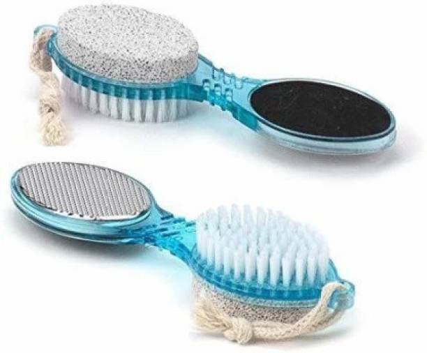 DsentSports 4 in 1 foot care pedicure paddle with foot file, pumice stone, scrub and buff