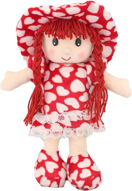 Tickles Smiling Face Soft Doll Heart Print Stuffed Plush Toy for Kids