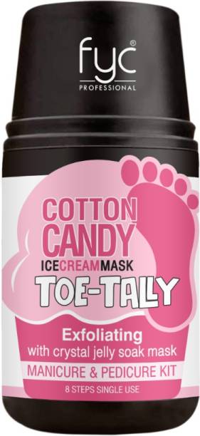 FYC PROFESSIONAL Cotton Candy Toe Tally Manisure & Pedicure Kit, 65gm+10ml