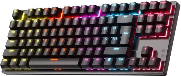 Verilux 87 Keys RGB Keyboard Wired Gaming Keyboard Wired USB Desktop Keyboard Price in India