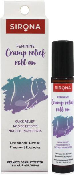 SIRONA Feminine Menstrual Cramp Relief Roll On for Quick Relief in Period Pain Liquid